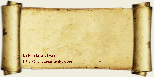 Jasmina Ignjatović vizit kartica